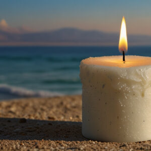 Dead Sea-Blessed Candle from Israel