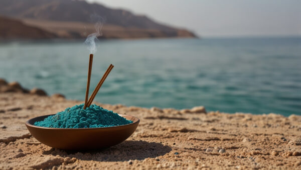 Incense Baptized in the Dead Sea of Israel