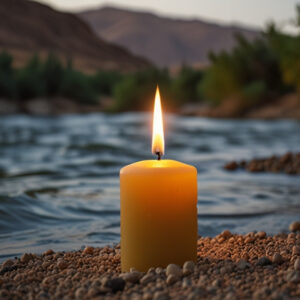 Jordan River Blessed Candle