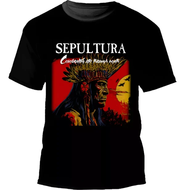 Unleash Your Inner Rocker with the Sepultura Tour 2024 Unisex T-Shirt