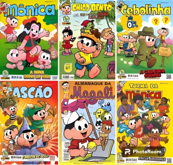 Brazilian Comics: Turma da Mônica Kit - 10 Brand New and Unique Issues