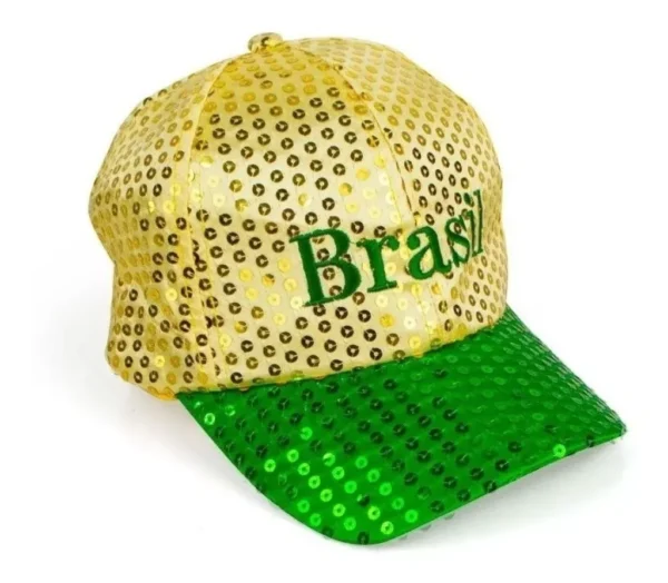 Adjustable Sequin Caps – Brazil World Cup Collection (Set of 2) - Image 3