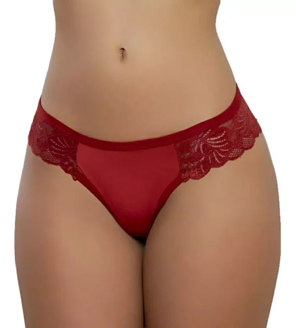 10 Brazilian Lace Microfiber Side String Panties in Bulk - Perfect Comfort and Durability - Image 2