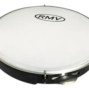 Professional Brazilian Pandeiro RMV 10-Inch Black with Milky Skin - The Ultimate Percussion Experience